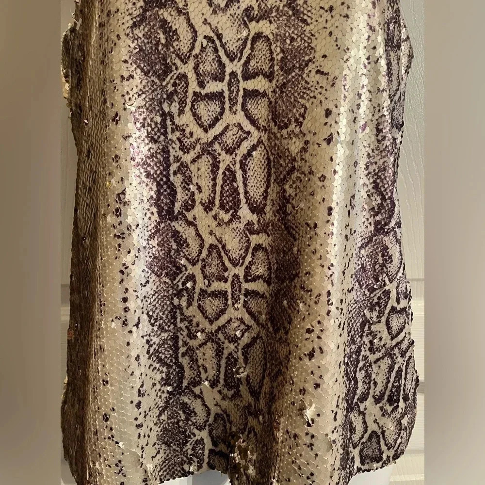 Maven West Python Sequin‎ Tank Top size XS NWT NWT - image 8